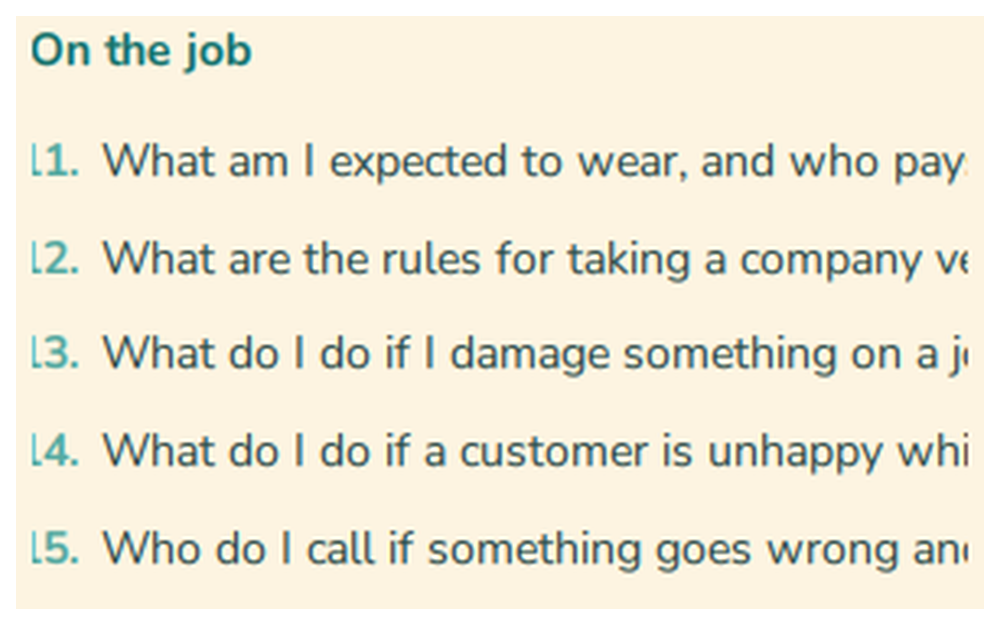 Manuals to Answers